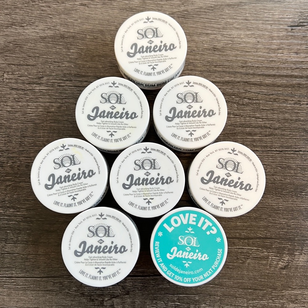 8 mini Bum Bum creams